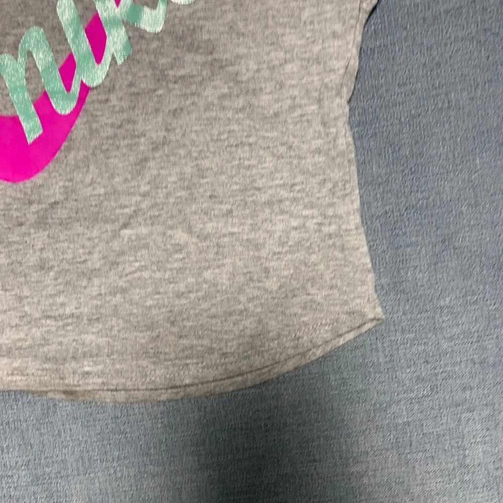 Nike Dri Fit T Shirt Baby's 24M Heather Gray Swoosh Logo Sleeveless Round Neck